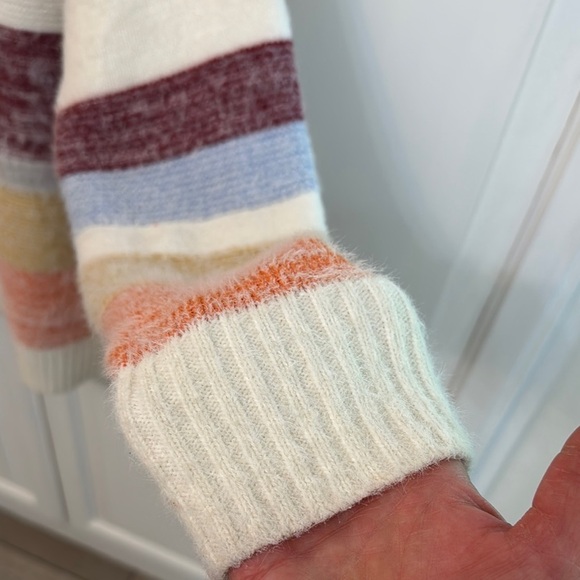 Staccato Colorful Striped Women's Sweater. Size M. - Picture 4 of 8